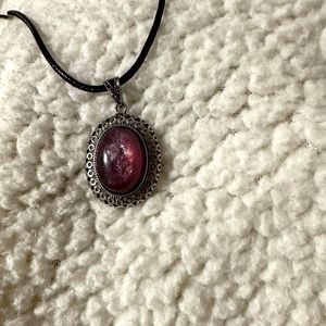 Purple Mica Pendant